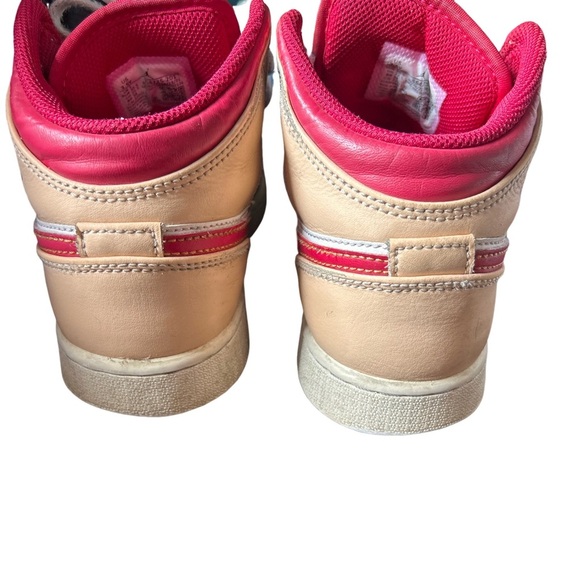 Nike high top Kids' Tan and Red Sneakers - Picture 4 of 9
